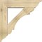 Ekena Millwork Olympic Traditional Rough Sawn Bracket w/ Offset Brace, Douglas Fir, 8"W x 34"D x 34"H BKT0806X34X34OLY01RDF - alternate 4